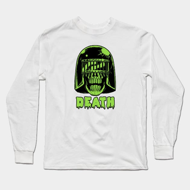 Judge Death (Alt Print) Long Sleeve T-Shirt by Nerdology